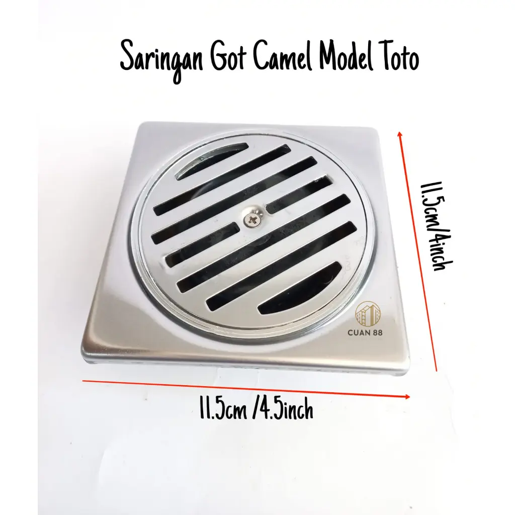 Saringan Got Stainlees Camel / Saringan Got Floor Drain Model Toto
