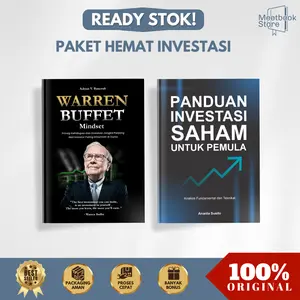 Paket 2 Buku Buat Investor Pemula (Warrent Buffet Mindset + Panduan Investasi Saham Untuk Pemula) - Yash Media
