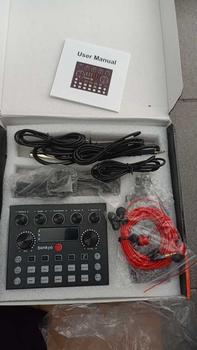 Product Review of 2023 Upgraded F999 Sound Card Mic Sound Mixer Sound Card Audio Mixing Console Amplifier For Singing Set from (**- R**) 0