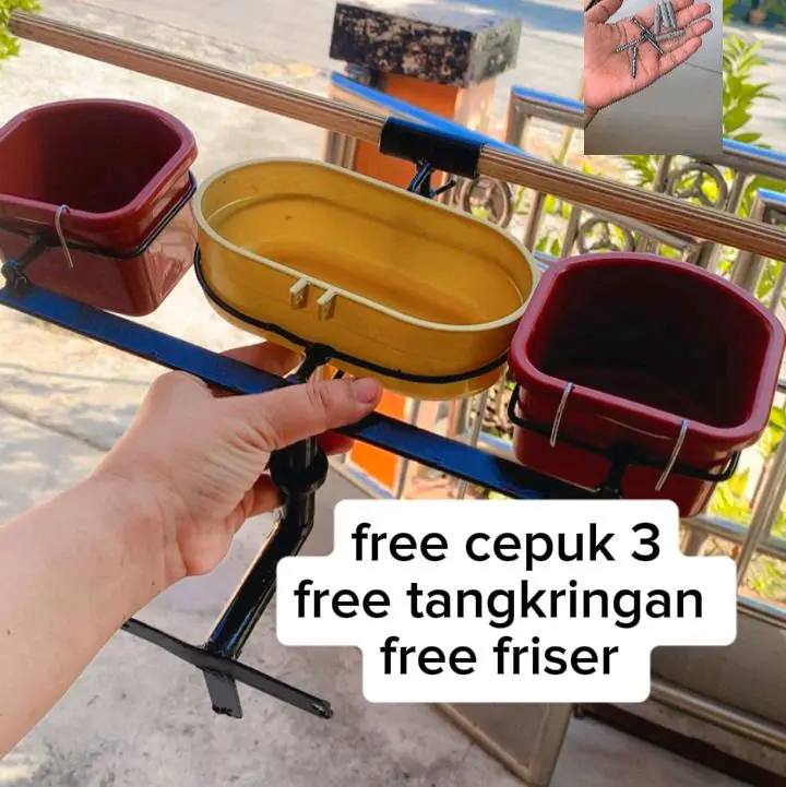STAND WADAH PAKAN MINI ANTI SEMUT Solusi Praktis untuk Pakan Hewan dengan Desain Khusus Mencegah Semut Ukuran Kecil Mudah Ditempatkan di Berbagai Area