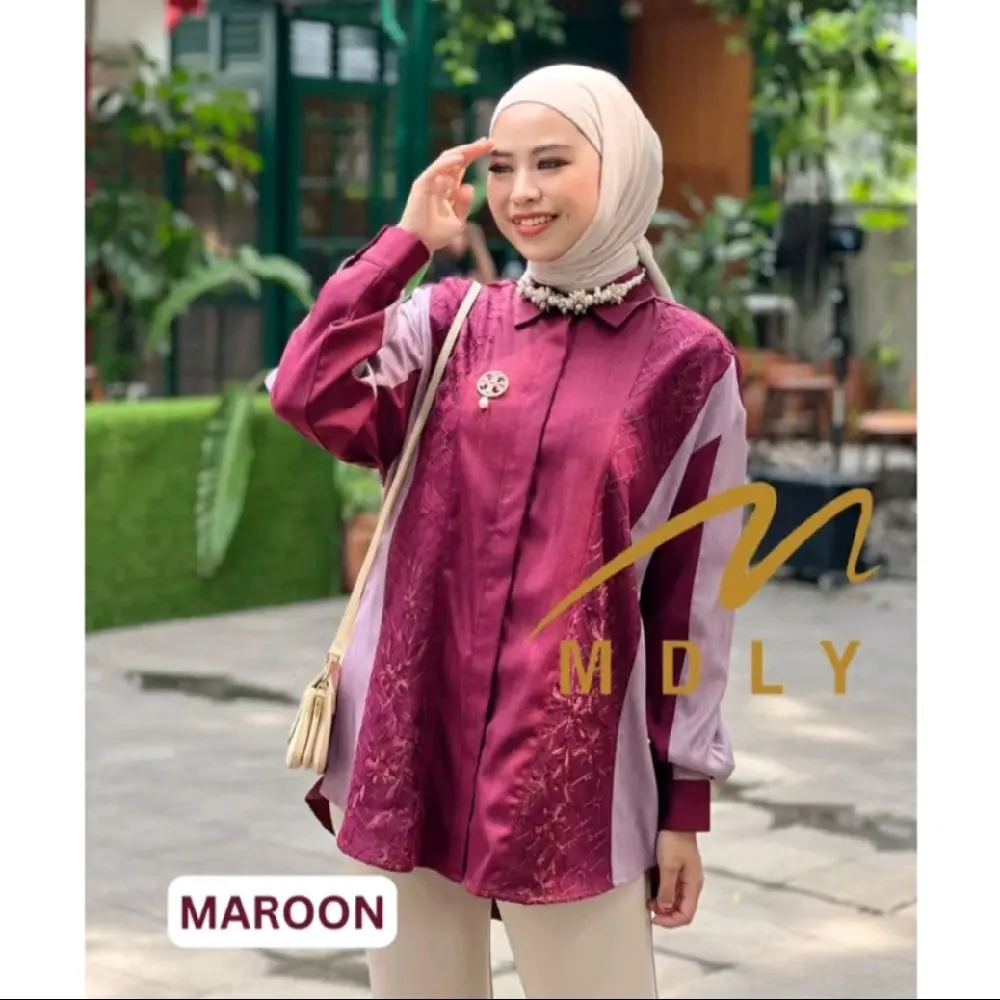 renatha top by mdly /kemeja renatha mdly