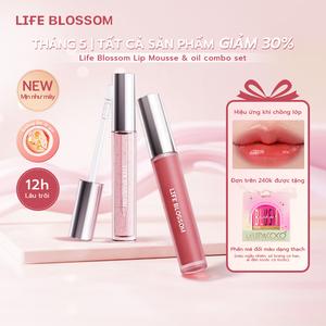 Bộ combo mousse môi và dầu dưỡng｜Dưỡng ẩm 12 giờ
