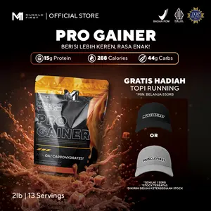 MUSCLE FIRST Pro Gainer 2lbs/900gr - Suplemen Fitness