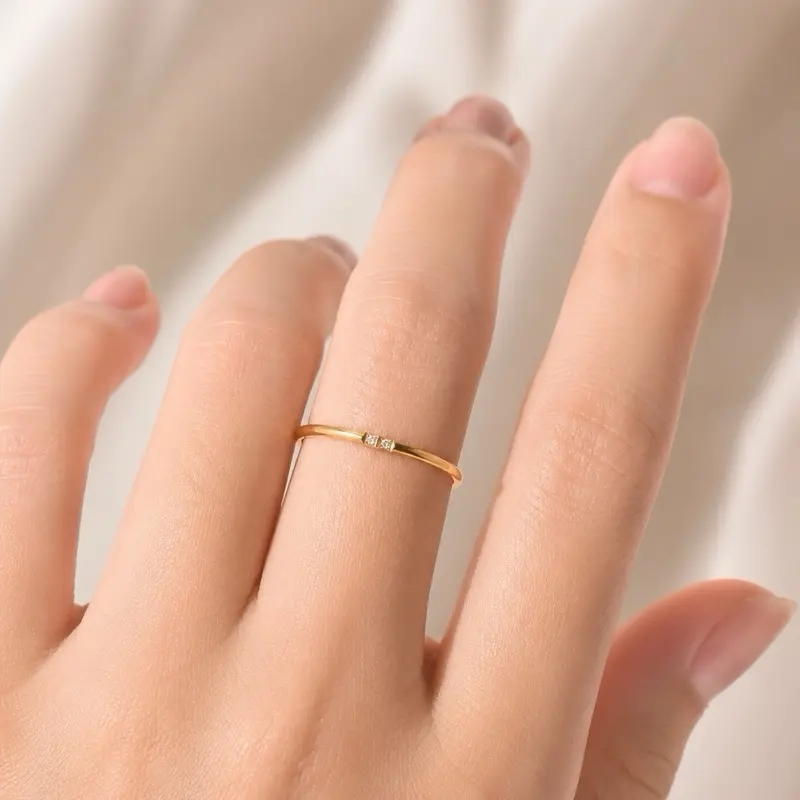 Cincin Jentik Dua Mata 0,25 Gram