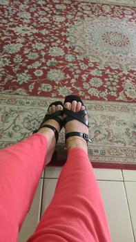 Product Review of Milla Maddie Cross-Buckle Women High Heels (7cm) from k**_ 0