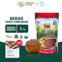 Gambar PureGreen Organic Rice Beras Organik Beras Merah 1 kg Default - Beras 1kg dari Puregreen Organic Kota Administrasi Jakarta Utara 1 Tokopedia