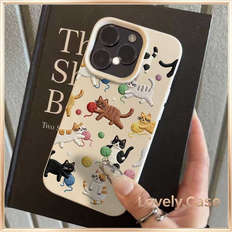 Ốp lưng chống sốc họa tiết hoạt hình dễ thương"Thế giới tuyệt vời của Kitty"dành cho iPhone 18, 16, 15, 14, 12 Pro và XR