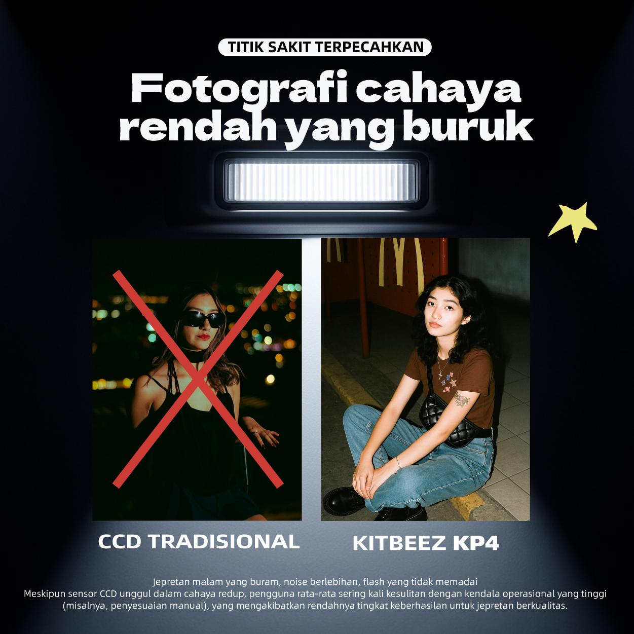 【KiTBEEZ KP-4】 Kamera Digital 5K WiFi 75MP dengan Zoom Digital 18X, Layar Putar 180°, Flash Intelligent Muncul Otomatis untuk Selfie & Pembuatan Vlog 【KiTBEEZ KP-4】 Kamera Digital 5K WiFi 75MP dengan Zoom Digital 18X, Layar Putar 180°, Flash Intelligent Muncul Otomatis untuk Selfie & Pembuatan Vlog