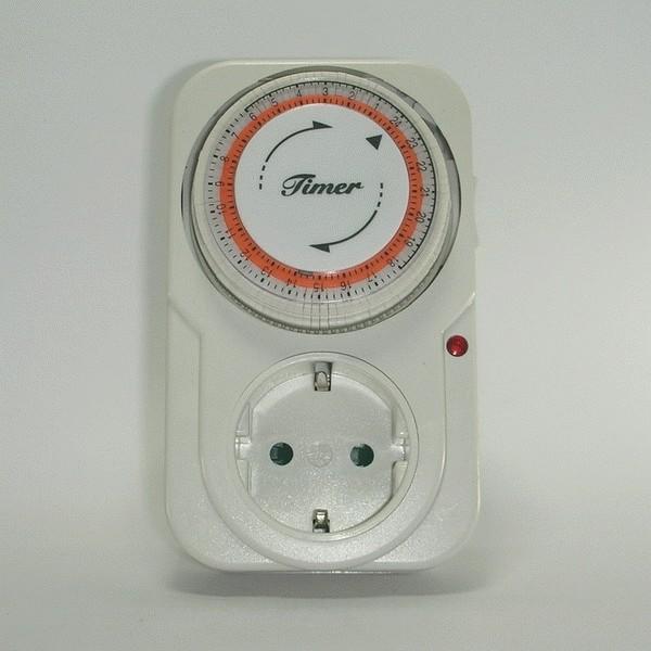 Gambar Timer alat pengatur waktu analog manual Heles 24 jam dari Suara Mas Kota Surabaya Tokopedia