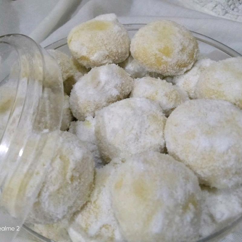 Bola Salju Coklat Keju Toples tabung 600ml dan toples bulat 500gr 1