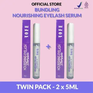 TWIN PACK FOFE NOURISHING EYELASH SERUM BULU MATA DAN ALIS 5ML