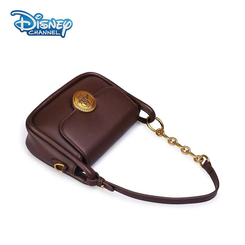 Túi Đeo Chéo Một Bên Vai Dễ Phối Đồ Mới, Disney Minnie Brownie, Túi Bánh Vuông Nhỏ Màu Nâu, Có Sẵn Thanh Toán Khi Nhận Hàng 4