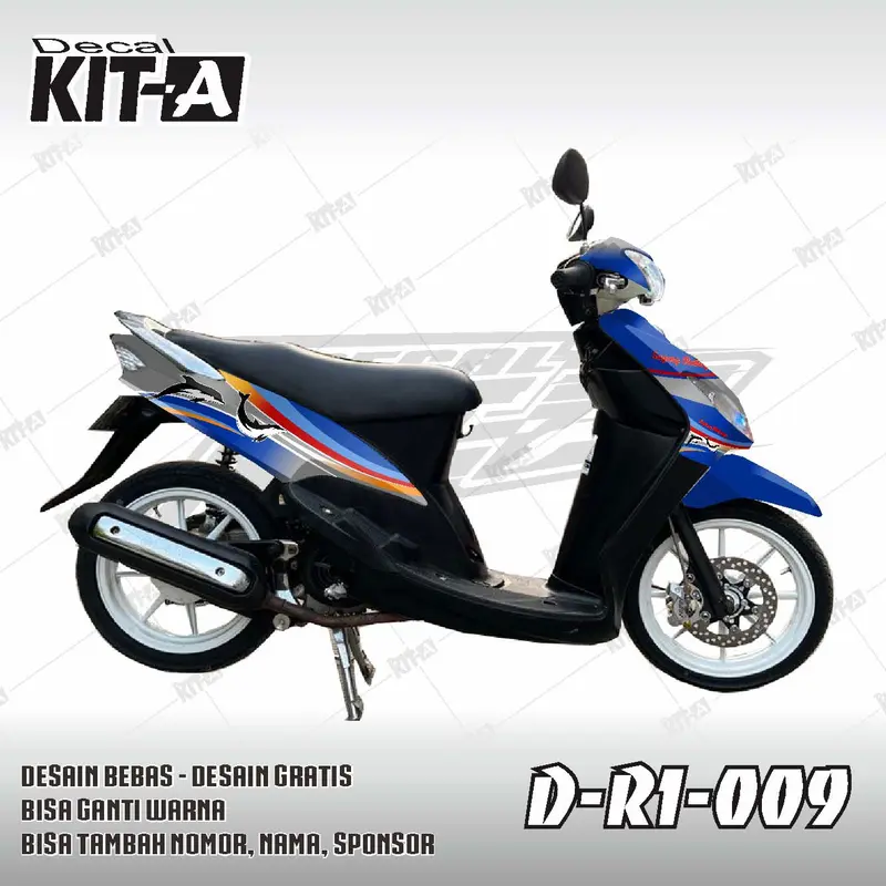 Decal Sticker Motor Mio Smile Sugeng Rahayu D-R1-009 0