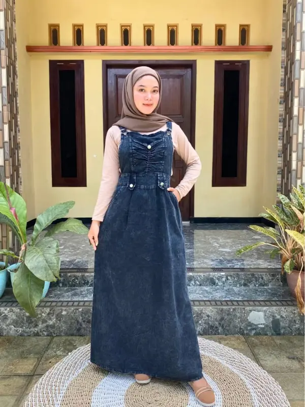 OVERALL ROK JEANS WANITA TERBARU 6