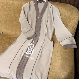 Abaya Zena Anak Original Saudi dengan Desain Elegan dan Detail Bordir Cantik untuk Tampilan Mewah Bahan TikTokFree Pasmina