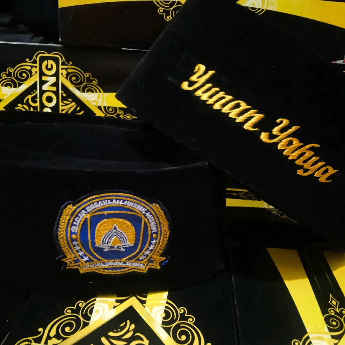 peci costume logo bebas gambar logo terserah Peci Songkok kostume bebas