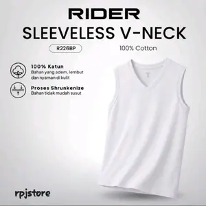 SLEEVELESS RIDER/TANKTP/RANCUL  R 226 B LEHER VNEK