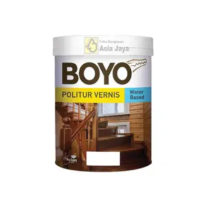 Boyo Politur | Plitur Vernis Kayu Water Based 1 Kg Ready Semua Warna