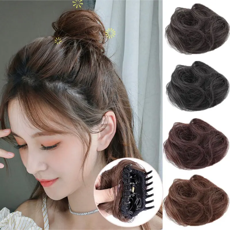 JEPIT FUN BUN CEPOL KOREA RAMBUT PALSU HAIRCLIP 3