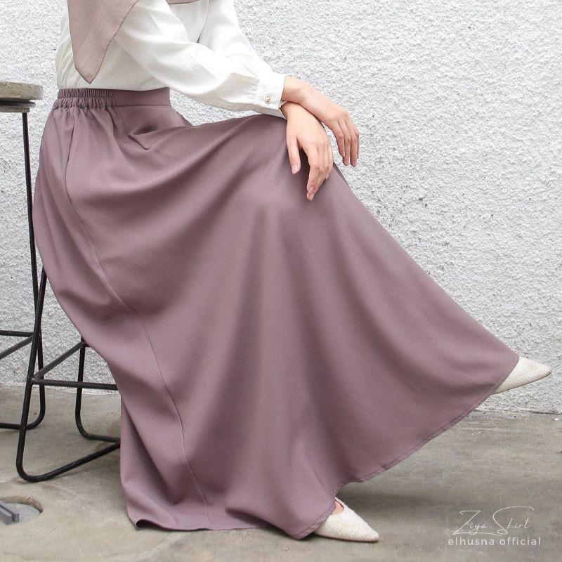 Product Introduction of Rok Polos Panjang Wanita Dewasa  Maxi Hitam -, Casual, , Cewek 20