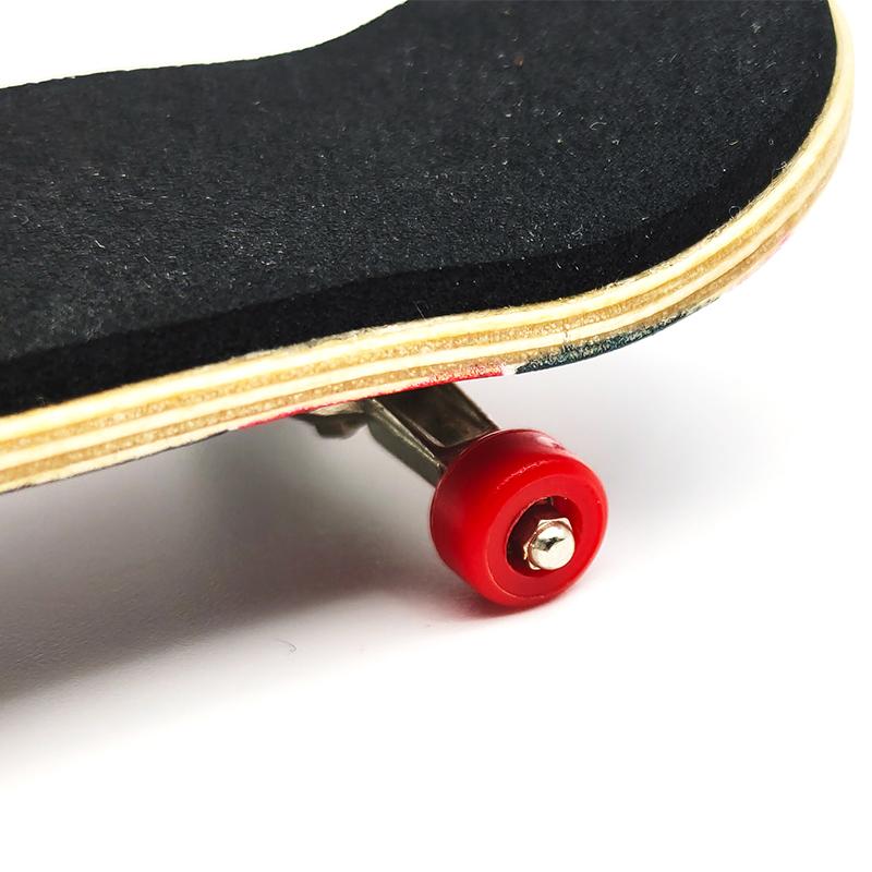 Bánh xe ổ trục fingerboard, Bộ 4 cái, Bánh xe chuyên nghiệp, Bánh xe nhựa, Thích hợp cho đầu ngón tay và Ván Trượt 4