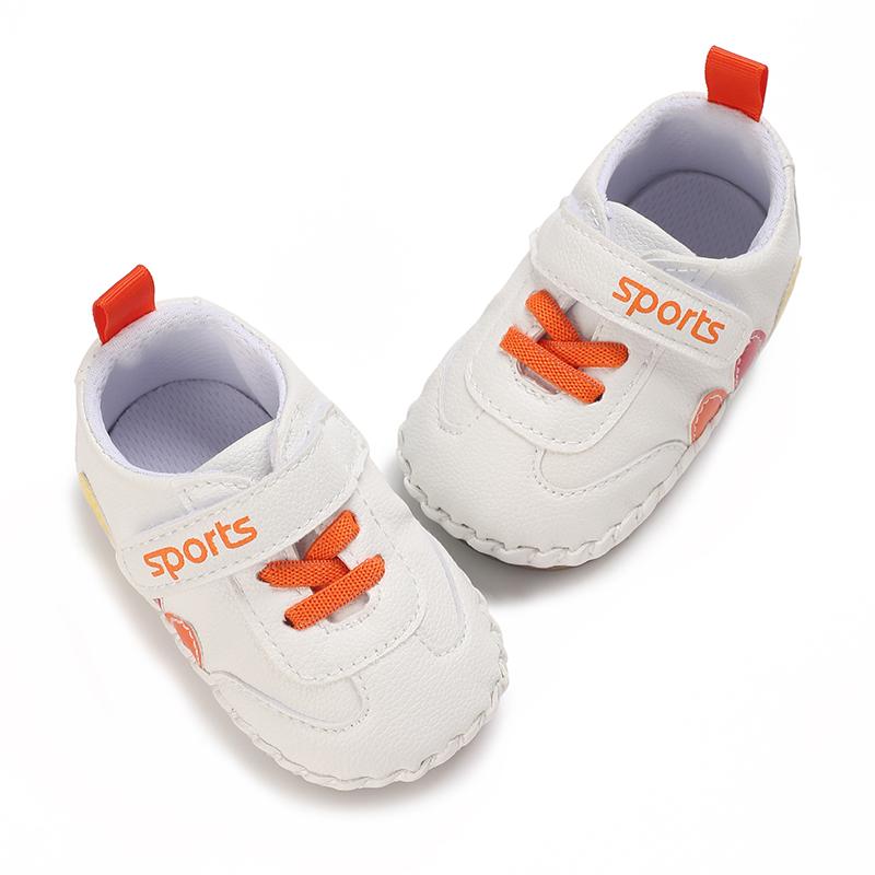 Product Introduction of Baby Shoes Newborn PU Leather Pure White Infant Casual Shoes Classic Boy Girl Patchwork First Walkers Soft Sole Walking 29