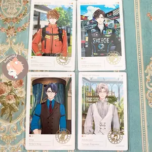 OFFICIAL LIMITED Polaroid card collection Tears of Themis artem wing luke pearce vyn richter ritcher marius von hagen merch merchandise photocard cards kartu