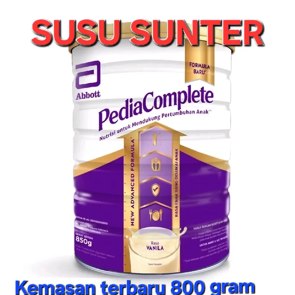 PEDIASURE COMPLETE VANILA 800 GRAM/800GR/VANILLA/dulu 850gr 900GR
