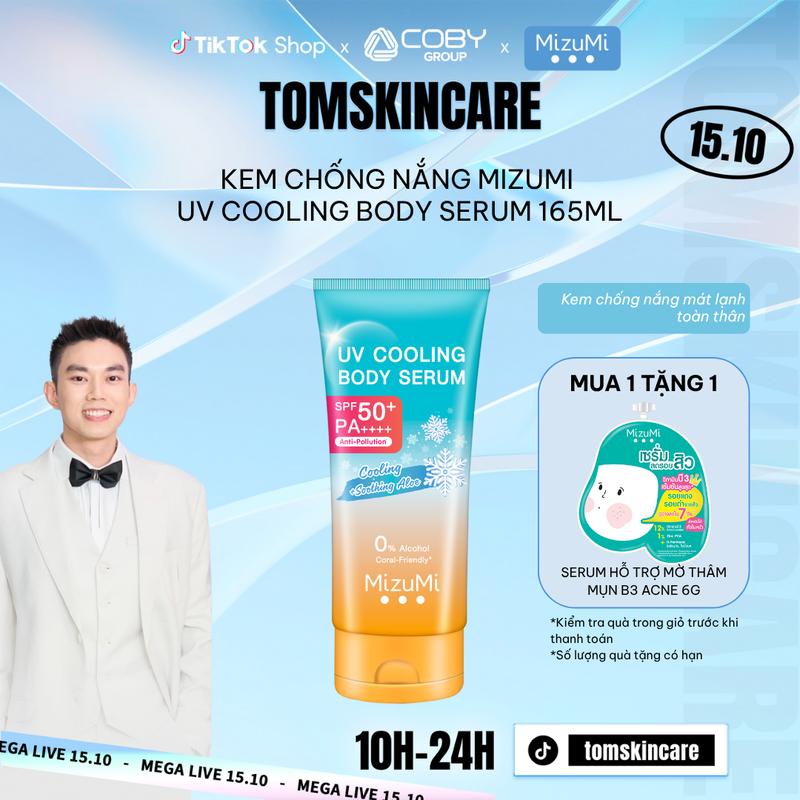 [KOL LIVE] MizuMi Kem chống nắng hương hoa UV Body Serum 180 ml