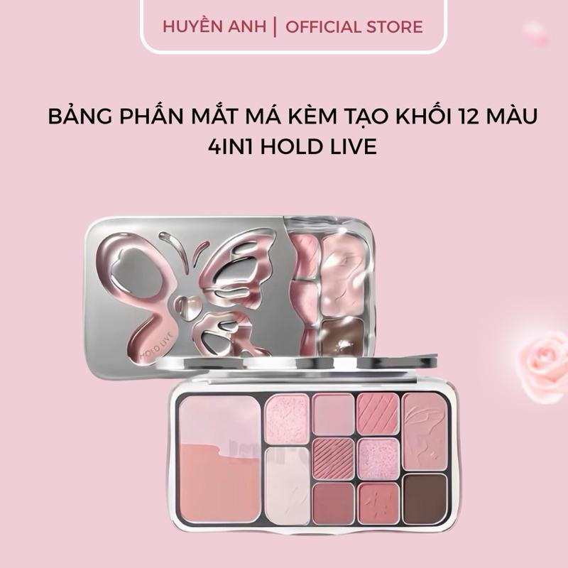 Bảng Phấn Mắt Má Hồng HOLD LIVE Mist Butterfly 12 Ô HL792 - Phiên Bản Cánh bướᶆ…