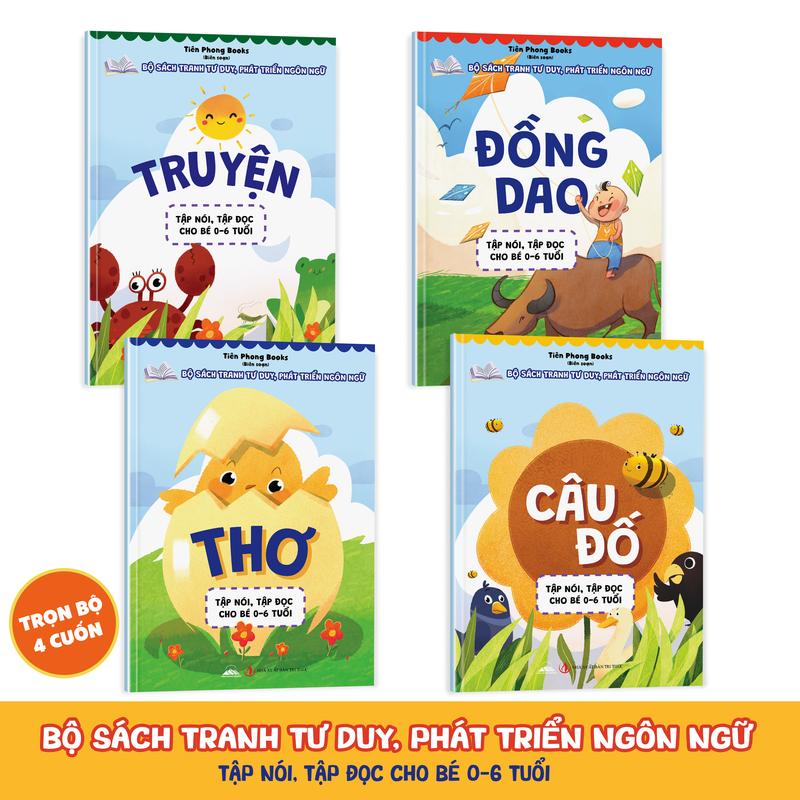 Sách - Thơ, Truyện, Đồng Dao, Câu Đố Tập Nói Tập Đọc Cho Bé Từ 0-6 Tuổi - Sách Nuôi ngày Con Từ 0 Đến 3 Tuổi
