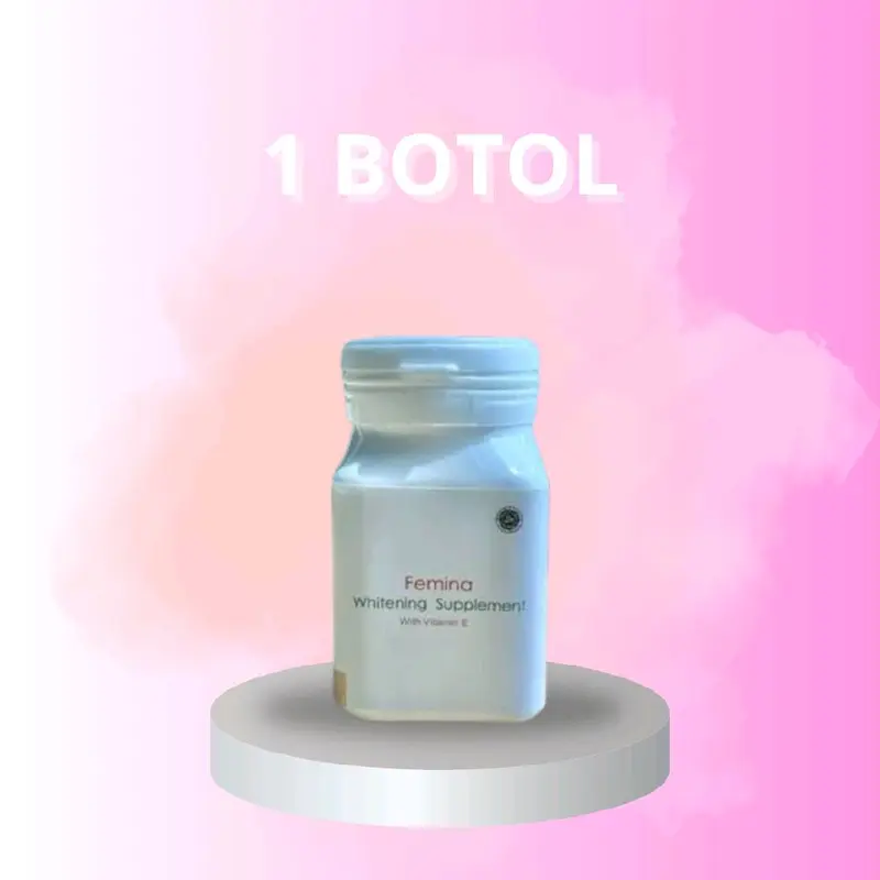 [TERLARIS] SUPLEMEN FEMINA WHITENING GLUTATHIONE | MEMUTIHKAN KULIT DAN WAJAH | MENCERAHKAN 4