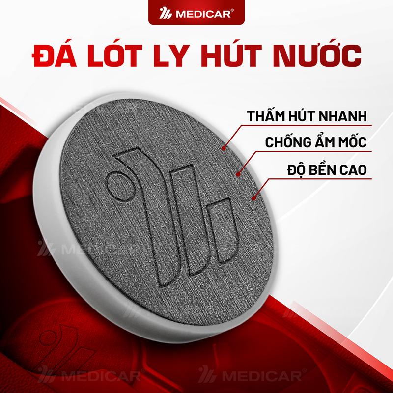   New  ĐÁ LÓT LY Ô TÔ MEDICAR SIÊU THẤM HÚT NƯỚC - Chất liệu đá cao cấp sử dụng đa năng chống ẩm mốc & kháng khuẩn 