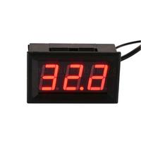 Jual Digital Termometer LED DC 12V with Probe Sensor 0.56 inci ...