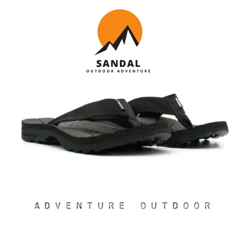 𝑻𝑬𝑹𝑳𝑨𝑹𝑰𝑺 Sandal jepit Eger0125 pria wanita ukuran 33-43 Bonus Jaring 4