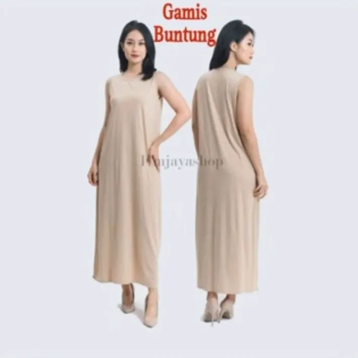 Longdres INER  panjang Gamis  buntung JUMBO 4