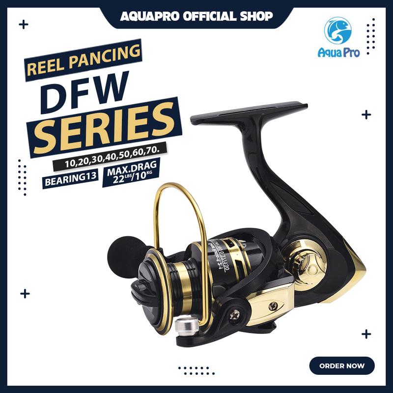 AquaPro - Reel Pancing DFW1000 - 7000 10KG Max Drag 5.2:1 Alat Gulungan Metal Reel Pancing Ikan Fishing Reel Pancing Laut 1
