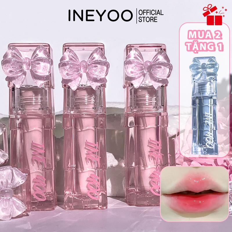 Mua 2 được 3【INEYOO Ánh Kính Khóa Màu Son Bóng Kiểu Nước Không Dính Ly Lựa Chọn Hoàn Hảo Cho Hẹn Hò - 5 Tông Màu Hot Nhất Để Lựa Chọn - 2.5g Cây - Hiệu Ứng Ánh Kính Lâu Trôi,chính hãng