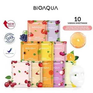 BIOAQUA SHEET MASK ALL VARIANT | BIOAQUA Sheet Mask 25g | BIOAQUA Sheet Mask 25g(NEW VARIAN) Natural Skin Care Mask | BIOAQUA Sheet Mask Milk Series 30g