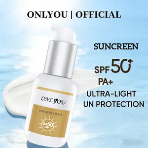 【BPOM Certification】ONLYOU Sunscreen  Cream whitening  SPF50+ PA+ tahan air anti-keringat anti-UV  isolation three-in-one sunscreen【COD】