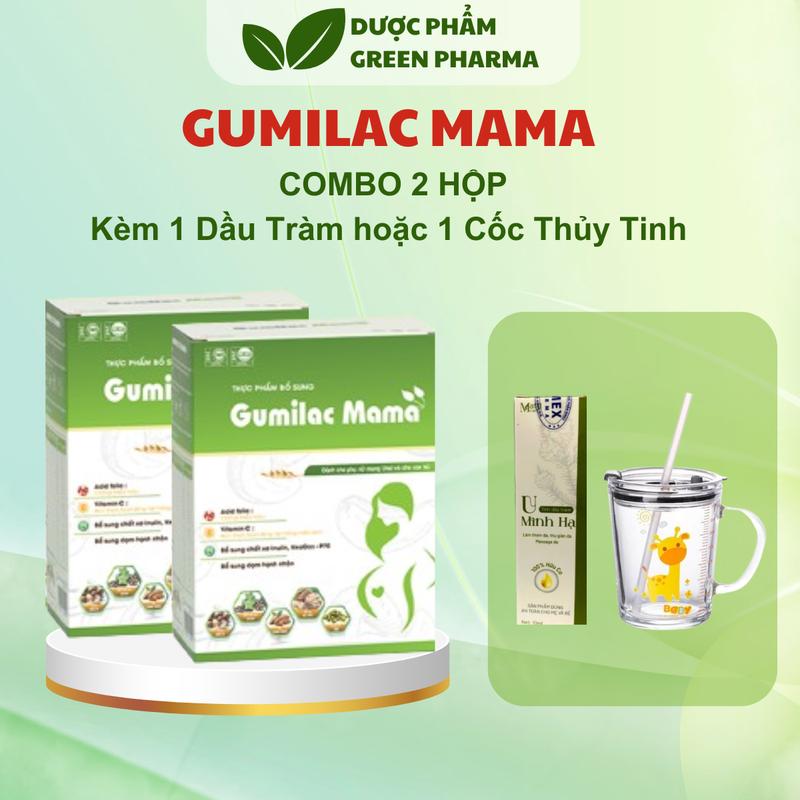 [COMBO 2 HỘP] Sữa hạt Gumilac Mama - Sữa hạt đạm thực vật dành cho mẹ bầu