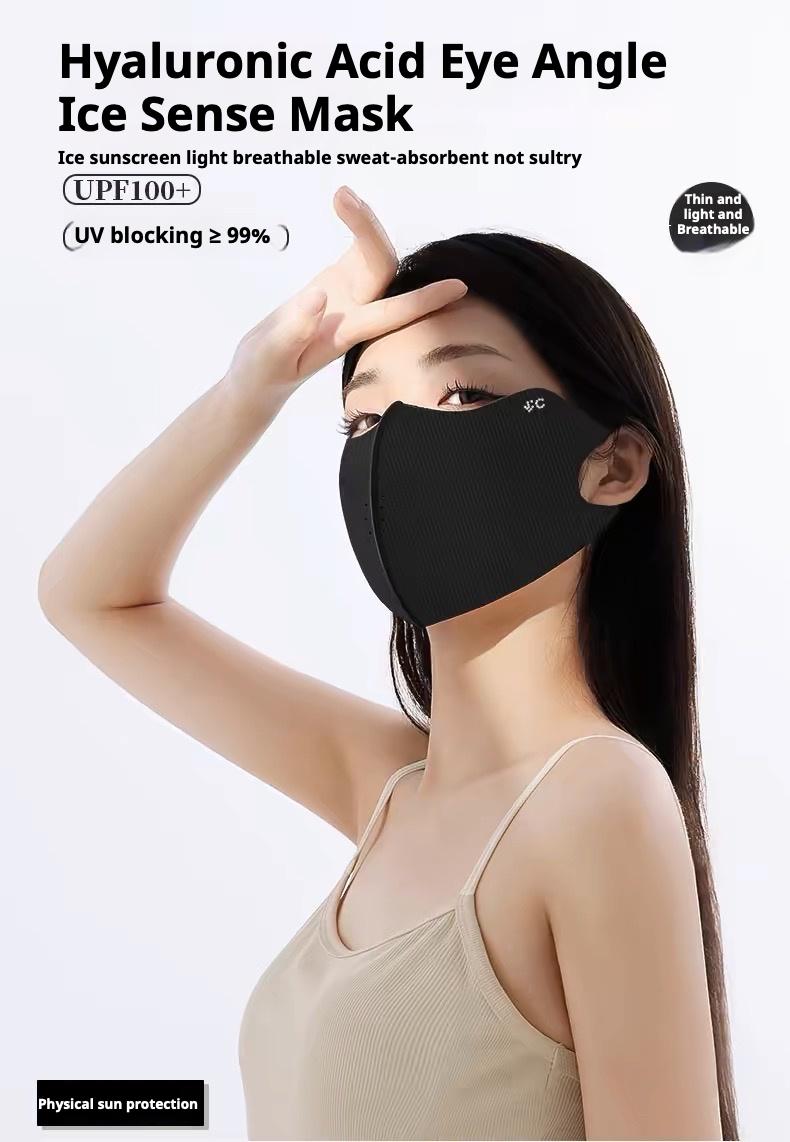 Product Introduction of Mặt Nạ Chống Nắng, Chống Tia UV, Chất Liệu Lụa Lạnh UPF50 +, Có Thể Giặt Được, Mặt Nạ Chống Nắng, Làm Mát, Chống Tia UV, Thích Hợp Cho Các Môn Thể Thao Ngoài Trời 11