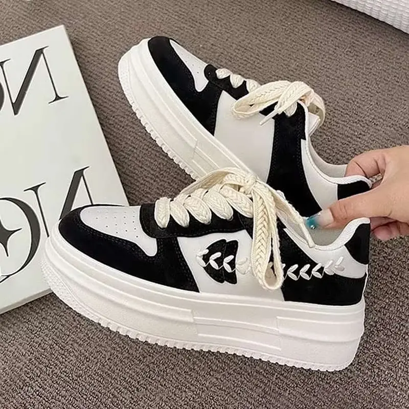 ARAN_Sepatu Sneakers Wanita Havana Motif kekinian SL03 Casual Sport Cewek Kasual Shoes Olahraga 0