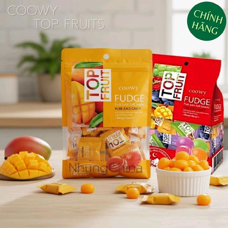 Kẹo dẻo trái cây TOP FRUIT COOWY Mix Vị Snack Ăn Vặt Candy Food