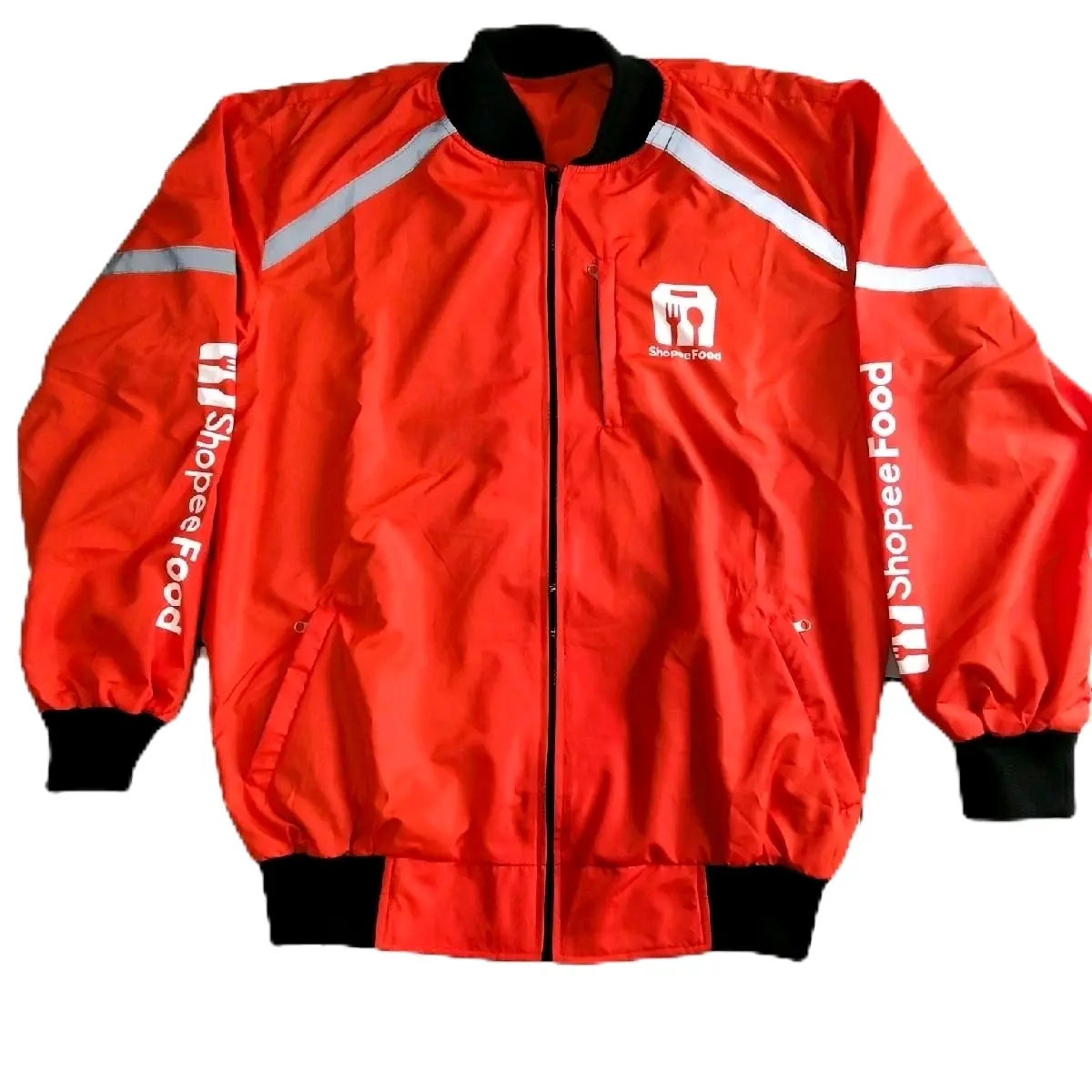 jacket shopifood keren Pria Wanita Jaket Motor Nyaman Parasut Cowok