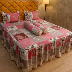 SEPREI RUMBAI ANTI GESER T 40CM UKURAN 180X200 160X200 120X200 FREE SARUNG BANTAL DAN SARUNG GULING Katun King