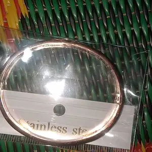 gelang titanium anti karat cewek cowok stainless steel-aksesoris fashion gelang bangle murah laris