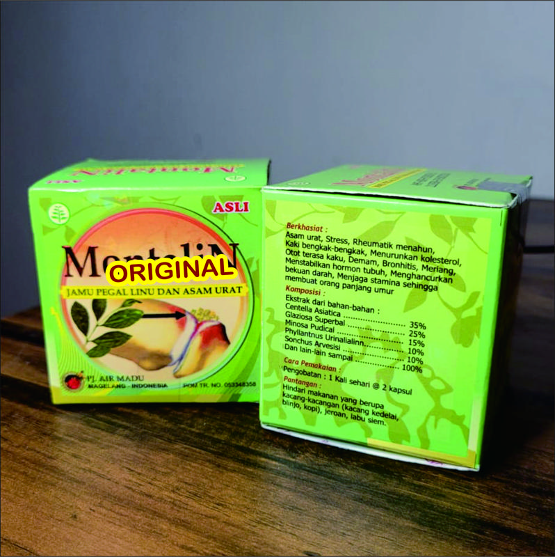 MONTALIN KAPSUL HERBAL MENGATASI PEGAL LINU, ASAM URAT DAN NYERI SENDI ORIGINAL 5