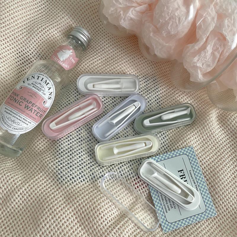 (GROSIR TERMURAH) PENJEPIT SOFTLENS & KOTAK SOFTLENS / Jepitan Softlens / Penjepit Soflen / Spatula Softlens / Alat Pasang Softlens / ACCCOOL 7