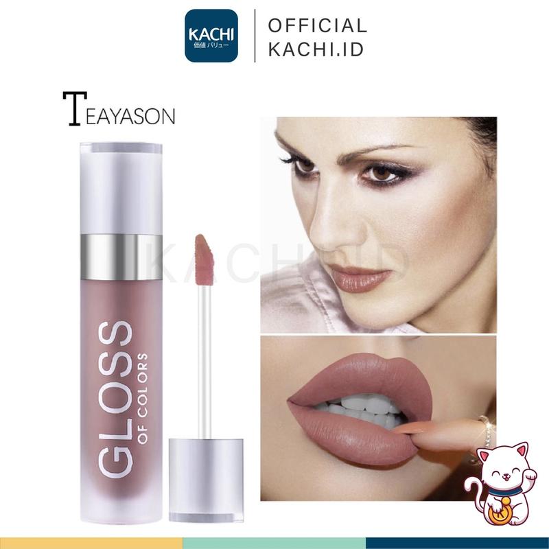 KACHI - TEAYASON MINIPINK Transparent Long Wearing Tube Lip Gloss Lipstick Moisturizing Waterproof Lip Glaze Original Termurah TE009 0